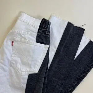 EB Denim Jeans Nwt Eb Denim Two Toned Jeans In Black White